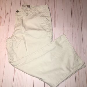 BKE Denim Khaki Cropped Pants